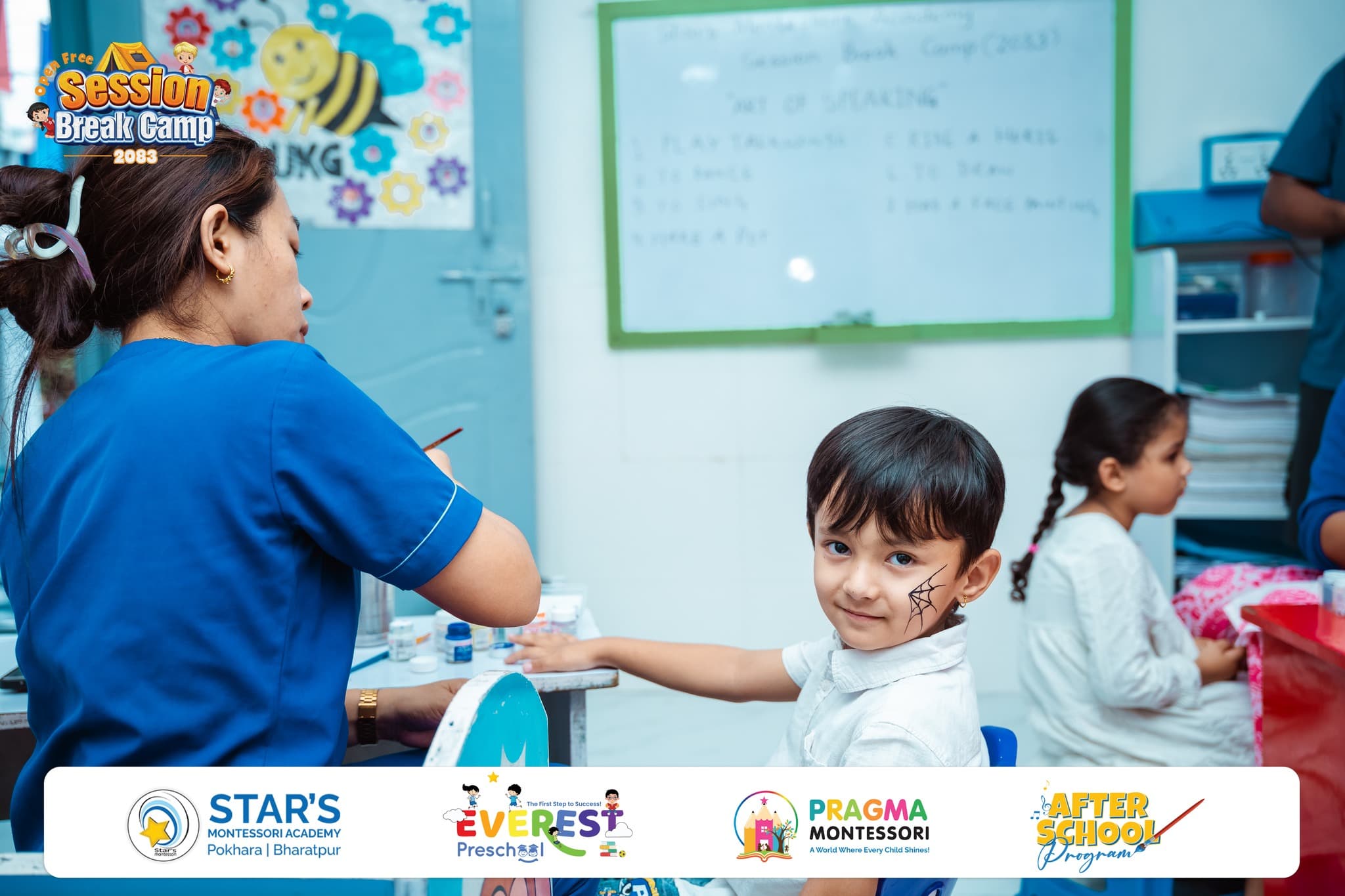 Everest Preschool session break camp activity 6