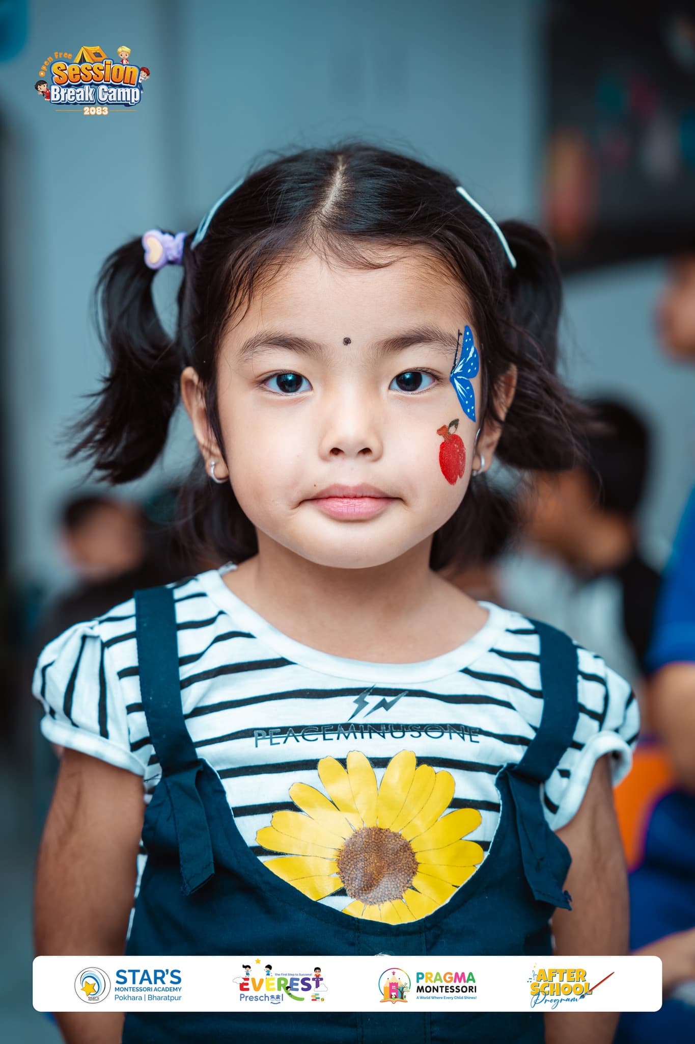 A happy little learner at an Everest Preschool camp